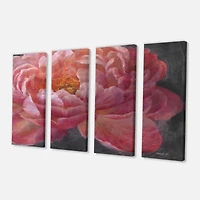 Vivid Pink Peonies I Canvas Wall Art