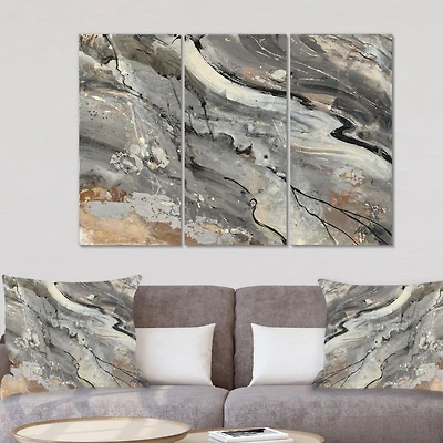 Fire and Ice Minerals V Canvas Wall Art