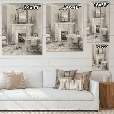 Toile « French Bathroom Vintage I »