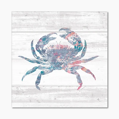 Pink Crab Ocean Life  Wall Art