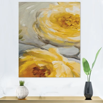 Toile « Sunshine Yellow Flower III »