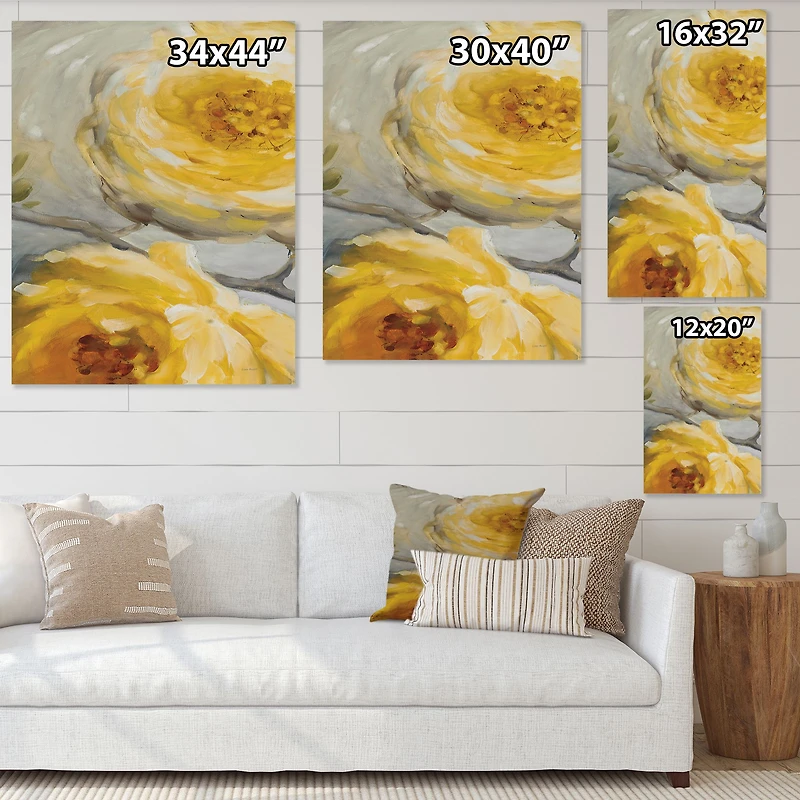 Sunshine Yellow Flower III  Wall Art