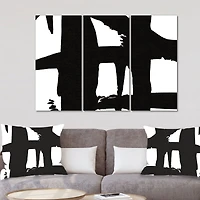 Black & White Crossing Paths II Wall Art