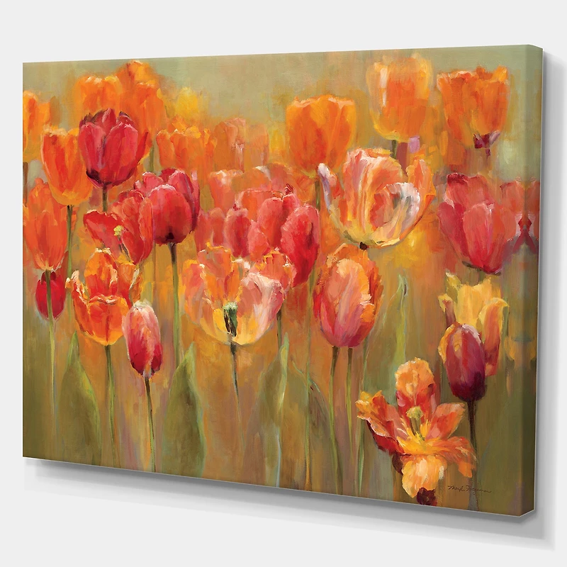 Red Tulips  Wall Art