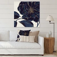 Dark Rose Gilded Gold  Canvas Wall Art Print