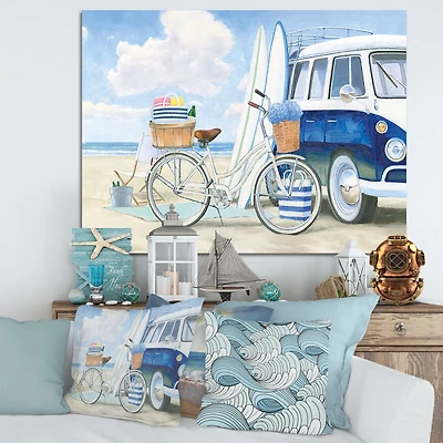 RW Beach Time I  Canvas Wall Art