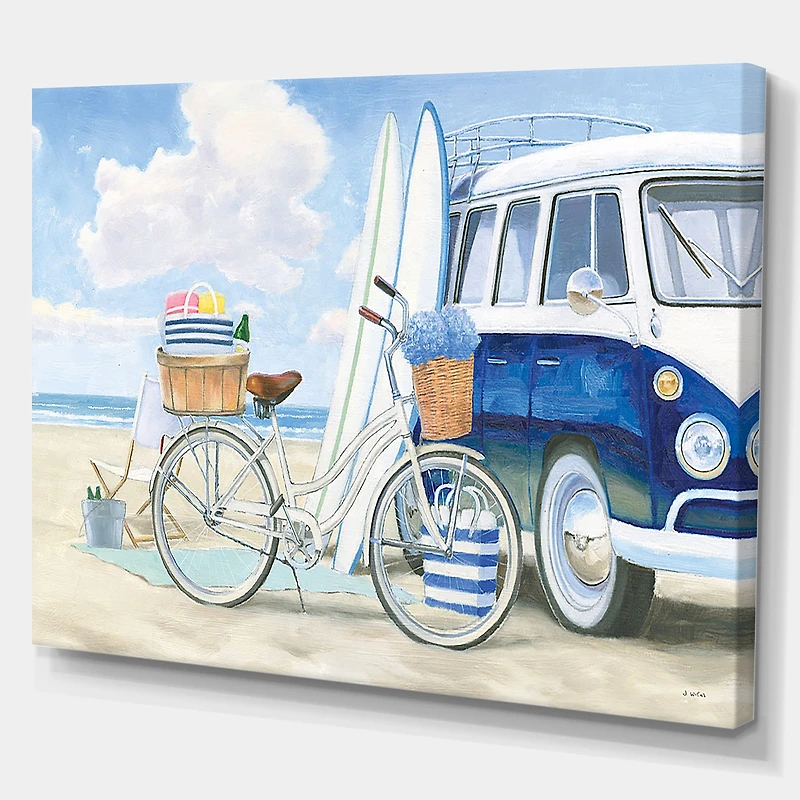 RW Beach Time I  Canvas Wall Art