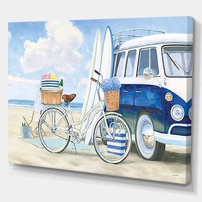 RW Beach Time I  Canvas Wall Art
