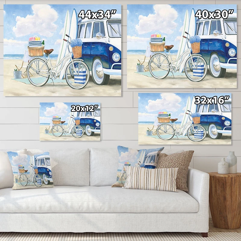 RW Beach Time I  Canvas Wall Art