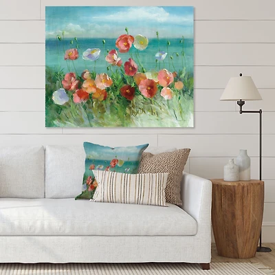 RW Coastal Poppies  Canvas Wall Art