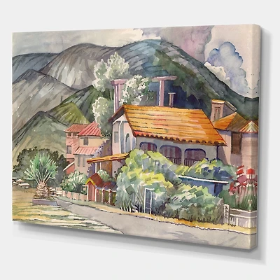 Greek Landscape off The Coast of Aegean Sea  Wall Art