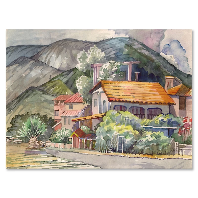 Greek Landscape off The Coast of Aegean Sea  Wall Art