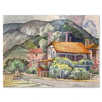 Greek Landscape off The Coast of Aegean Sea  Wall Art