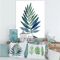 Tropical Green Leaf  Wall Art