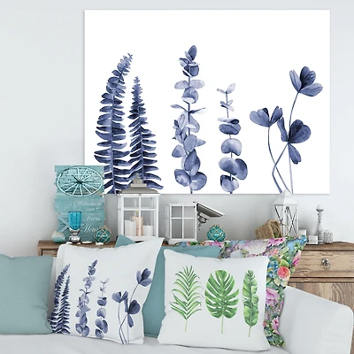 Toile « Navy Blue Eucalyptus I »