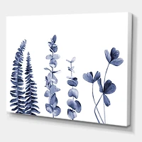 Navy Blue Eucalyptus I Wall Art