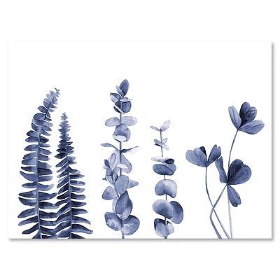 Toile « Navy Blue Eucalyptus I »