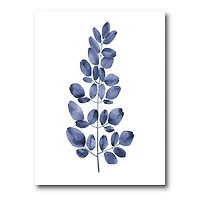 Navy Blue Eucalyptus II  Wall Art