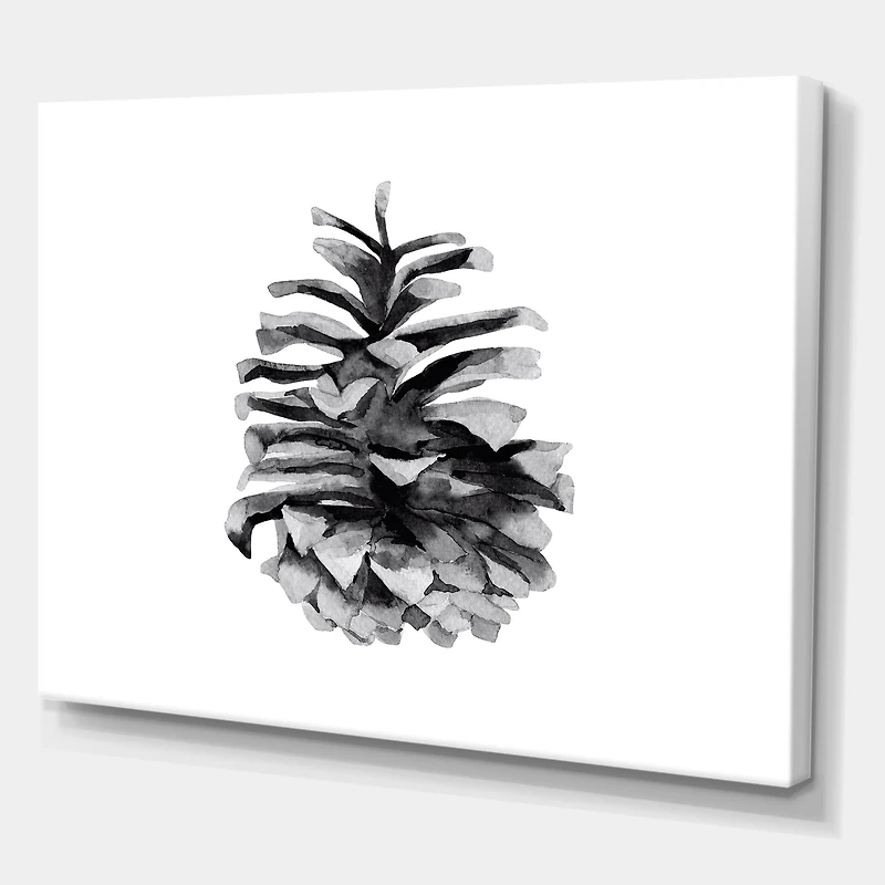 Toile « Conifer Cone Monochrome »