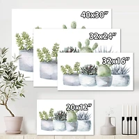 Cactus and Succulent House Plants I  Wall Art