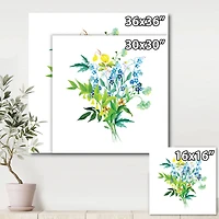Meadow Flowers Garland  Wall Art