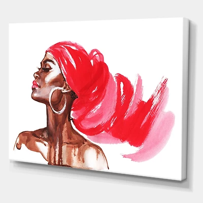 Toile « Portrait of African American Woman IX »