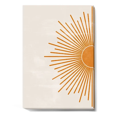 Toile imprimée « Orange Sun Print I »