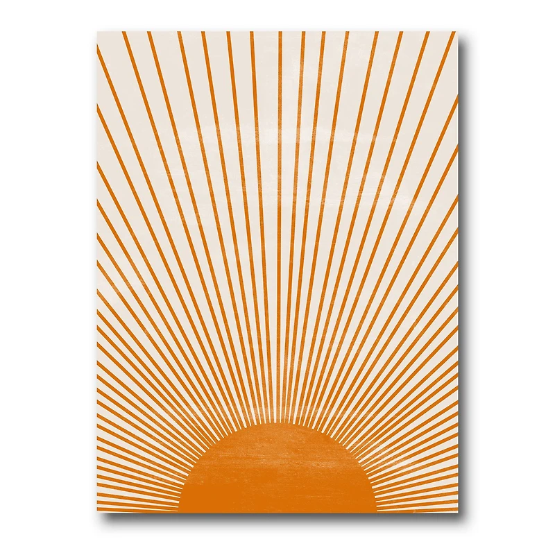 Orange Sun Print III  Wall Art