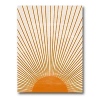 Orange Sun Print III  Wall Art
