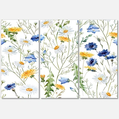 Toile « WildFlowers Chamomile and Clover Bell II