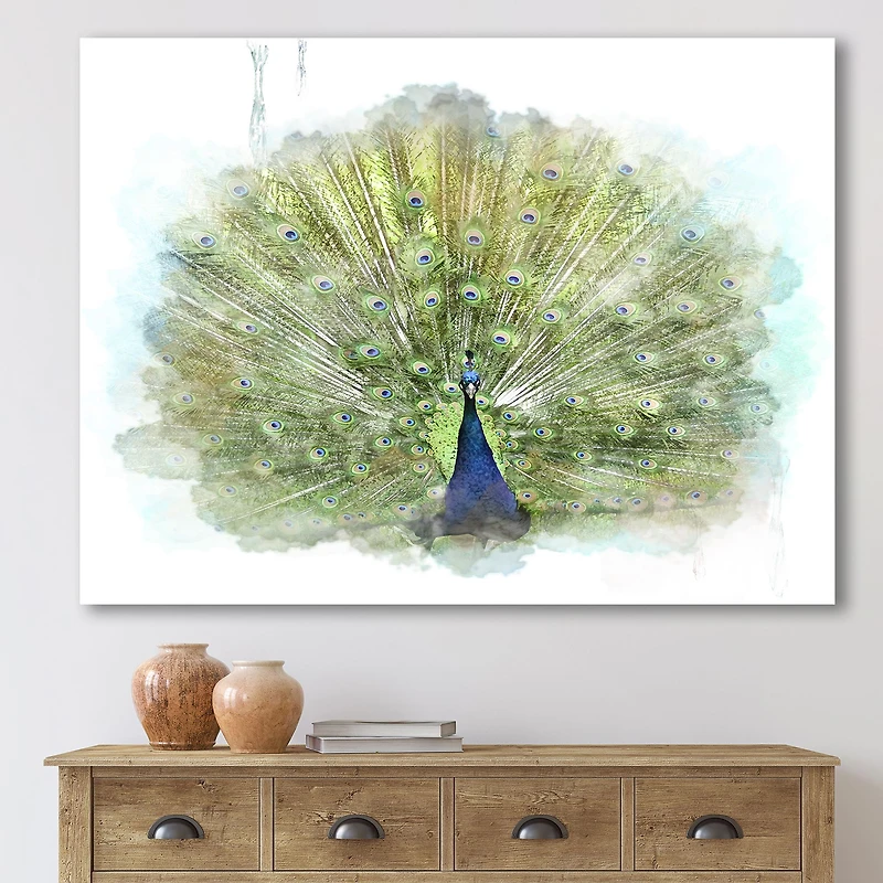 Toile « Peacock Bird »
