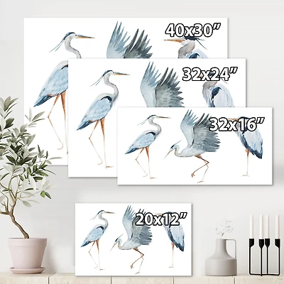 Heron Birds II Wall Art