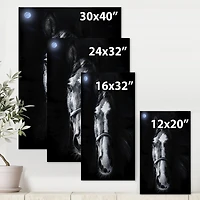 Horse Staring Sinister  Wall Art