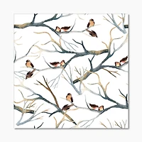 Little Birds on The Tree Branches I  Wall Art