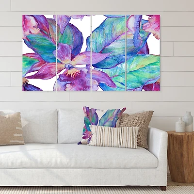 Toile imprimée « Orchid Seamless Pattern