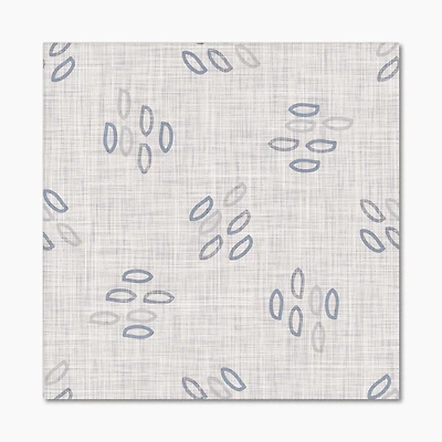 Toile imprimée « Watercolor Farmhouse Flower Motif Background XI »