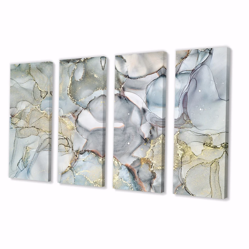 Panneaux de toile imprimée « Grey Tender and Dreamy Wallpaper VII »