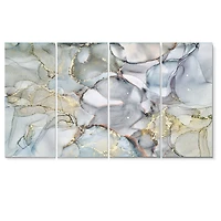 Panneaux de toile imprimée « Grey Tender and Dreamy Wallpaper VII »