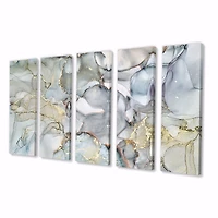 Panneaux de toile imprimée « Grey Tender and Dreamy Wallpaper VII »