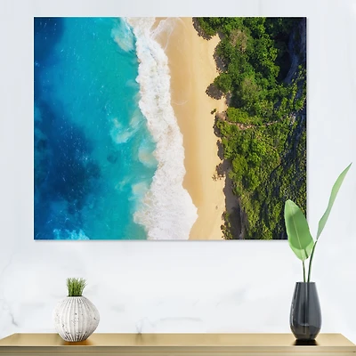 Toile imprimée « Sea and Beach Turquoise Water »