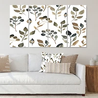 Illustration of Brown Simple Leaves