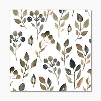 Illustration of Brown Simple Leaves