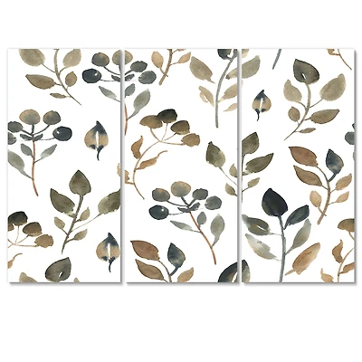 Illustration of Brown Simple Leaves