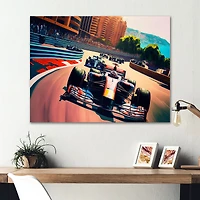 Formula Car Racing I Wall Art