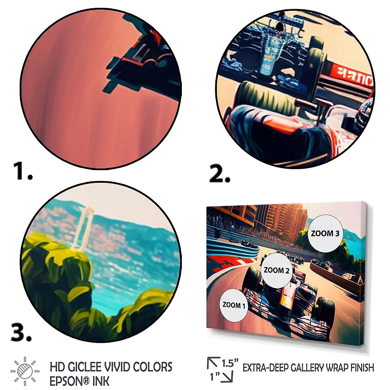 Formula Car Racing I Wall Art