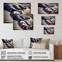 American Race Car Framed Wall Art