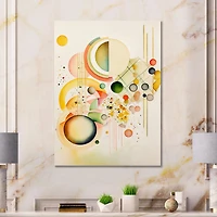 Yellow Multi Shape II Wall Art