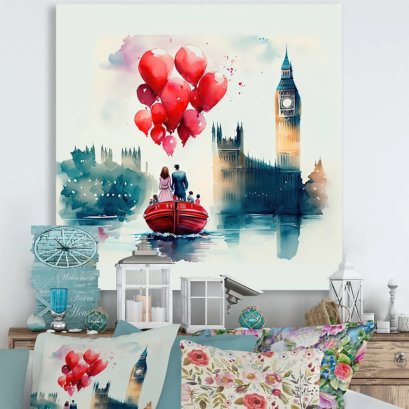 Loving Couple Spending Time Outdoors IV Wall Art