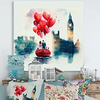 Loving Couple Spending Time Outdoors IV Wall Art