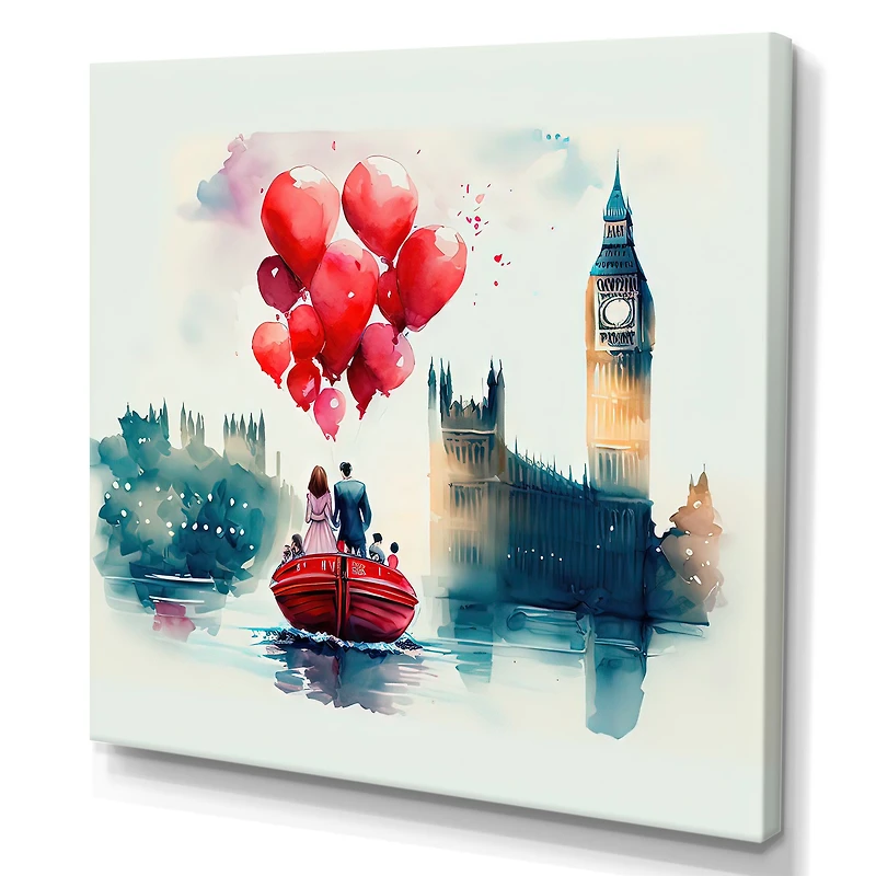 Loving Couple Spending Time Outdoors IV Wall Art